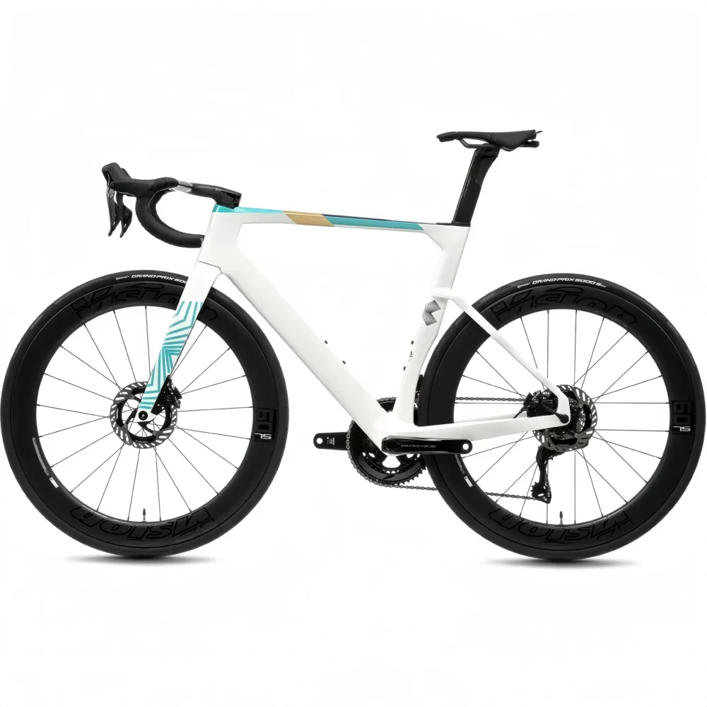 TSP071-1 Race Speed Aero Carbon Road Bike Shimano 105 Integrated Components