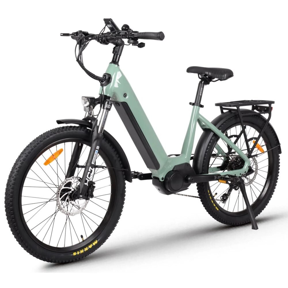 City Commute Step-Thru E-Bike 36V250W Hub Motor Full Safety Kit