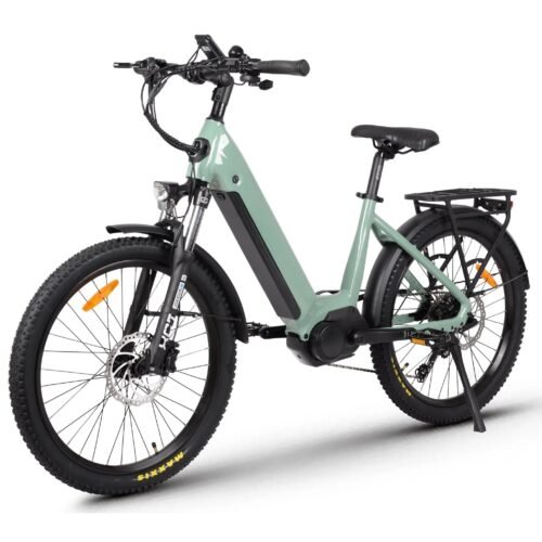 City Commute Step-Thru E-Bike 36V250W Hub Motor Full Safety Kit