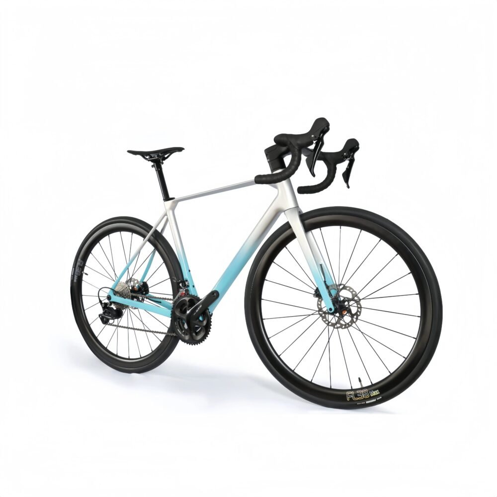 Lightweight T1000 Carbon Road Bike UCI FL38 Disc Wheels 25-32c Tire Clearance