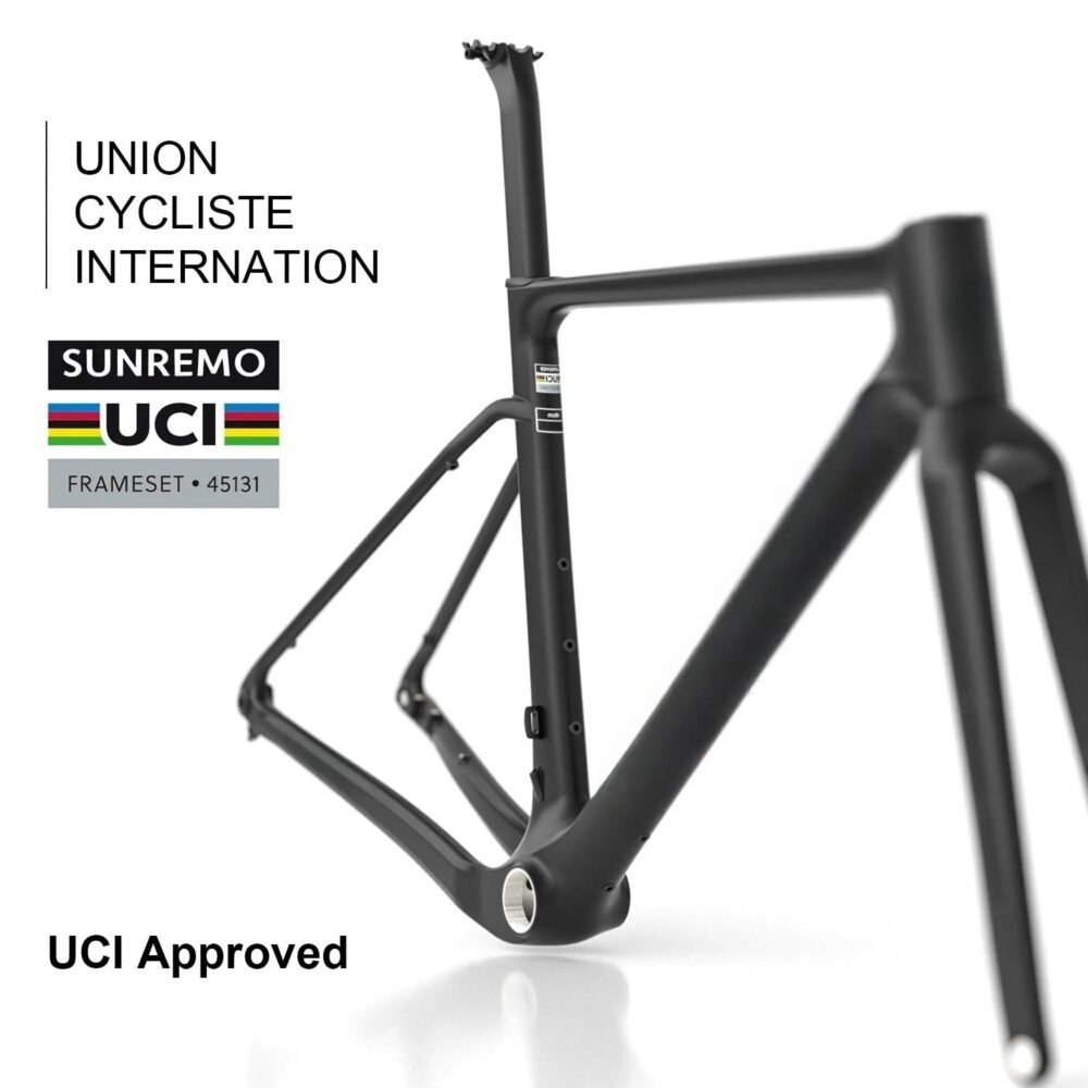 Matte Black UCI Aero Road Frame Set 45131