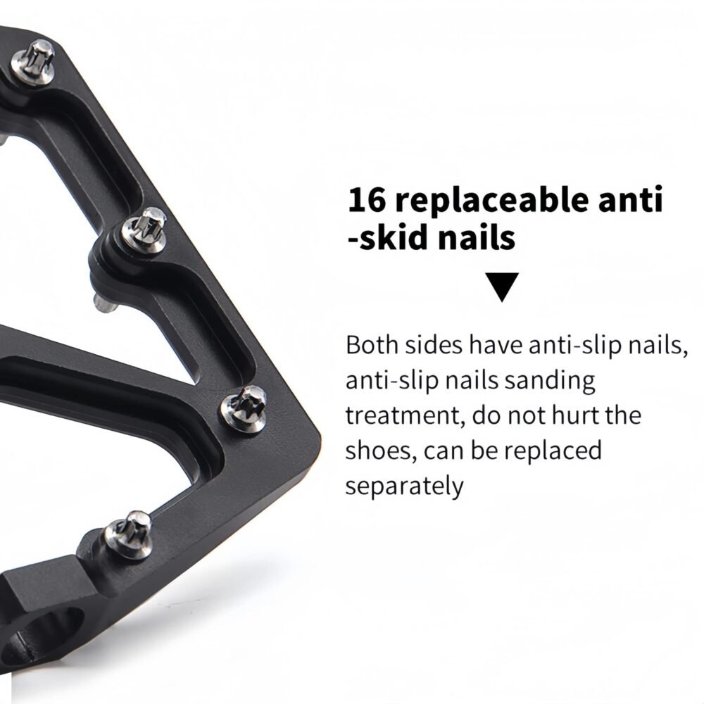 Ultra-light Durable Aluminum Flat Pedals Fitting Various Bikes