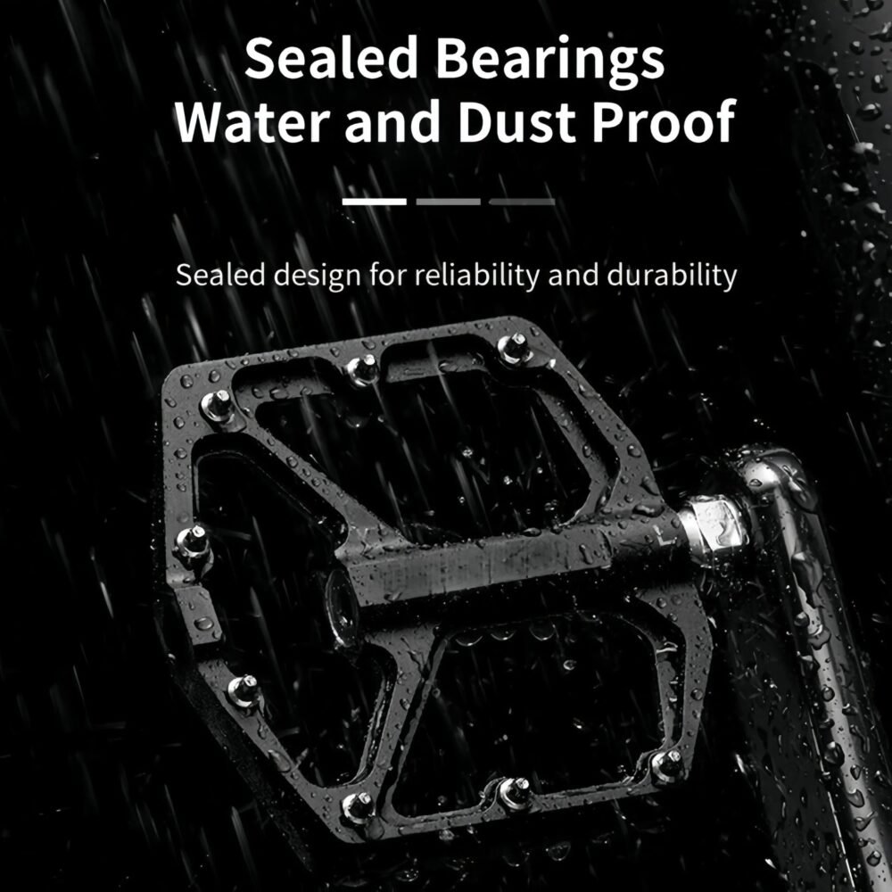 Ultra-light Durable Aluminum Flat Pedals Fitting Various Bikes