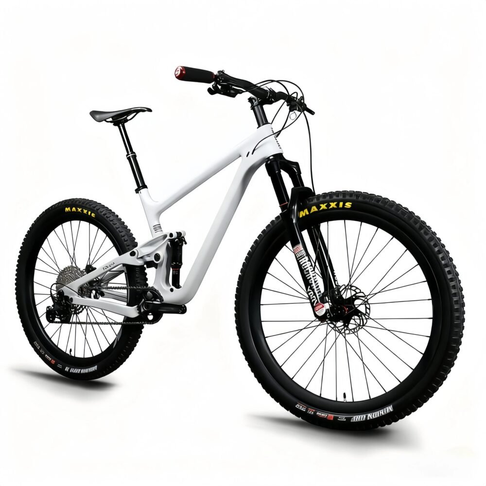 Trail Carbon Mountain Bike - Light Frame | RockShox Suspension | Maxxis Tires