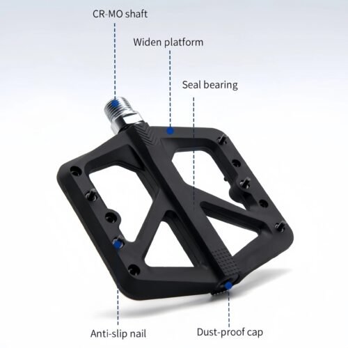 Universal 9/16" Bike Pedals - Anti-Slip Nylon Composite