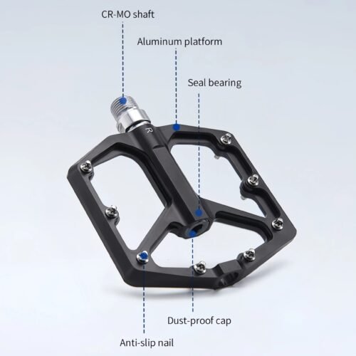 Ultra-light Durable Aluminum Flat Pedals Fitting Various Bikes