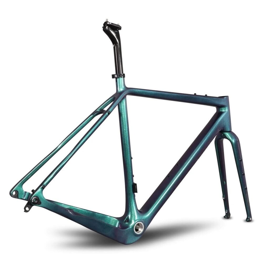 Gravel Race-Ready Carbon Bike Frame | Fast Adventure & Competition-Ready