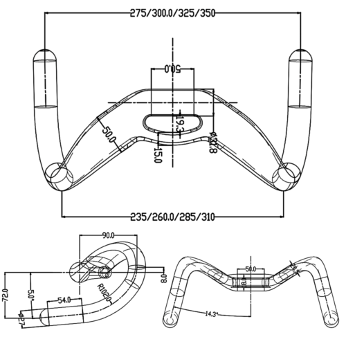 Sunremo Carbon Track Bar Sprint Handlebar 31.8mm Fixie Drop Bar TT Bike Bunch Bar  Aero Handle UCI Racing Handlebars