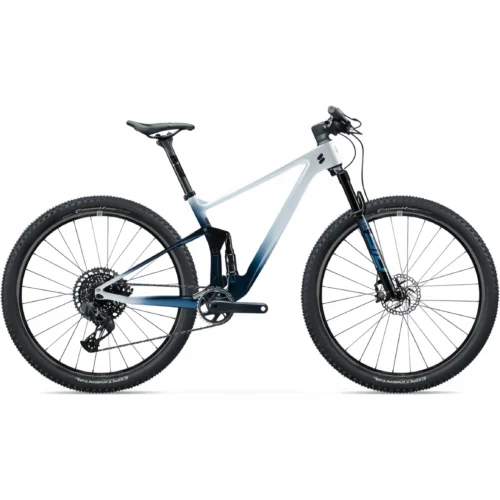 Full-Suspension Mountain Bike - Torayca T1000/T800 Carbon Frame, 428mm Short Chainstays, 29-inch Wheels