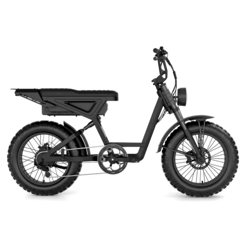 Dual-Purpose Fat Tire Scrambler E-Bike (City/Off-Road)