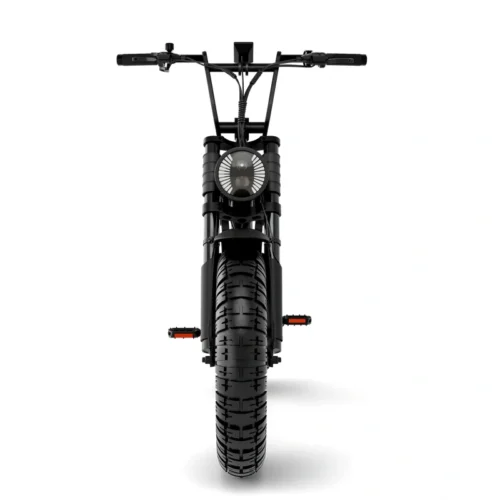 Dual-Purpose Fat Tire Scrambler E-Bike (City/Off-Road)