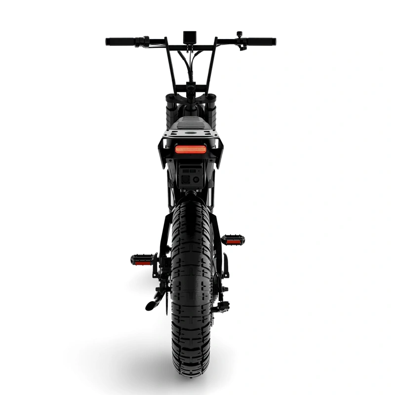 Dual-Purpose Fat Tire Scrambler E-Bike (City/Off-Road)