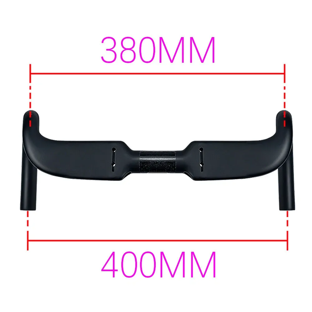 Sunremo Carbon Fiber Handlebar Road Bike Internal Wiring TT Rest Bar with Spacer