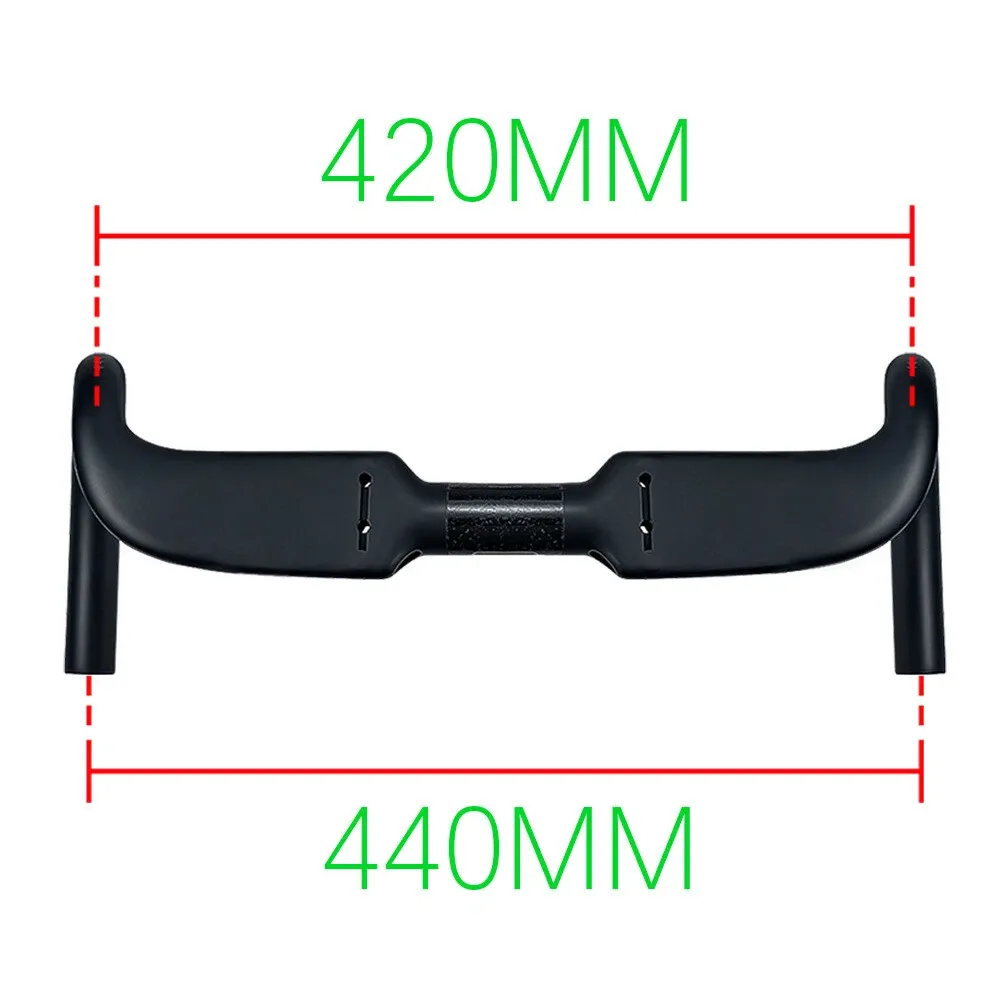 Sunremo Carbon Fiber Handlebar Road Bike Internal Wiring TT Rest Bar with Spacer