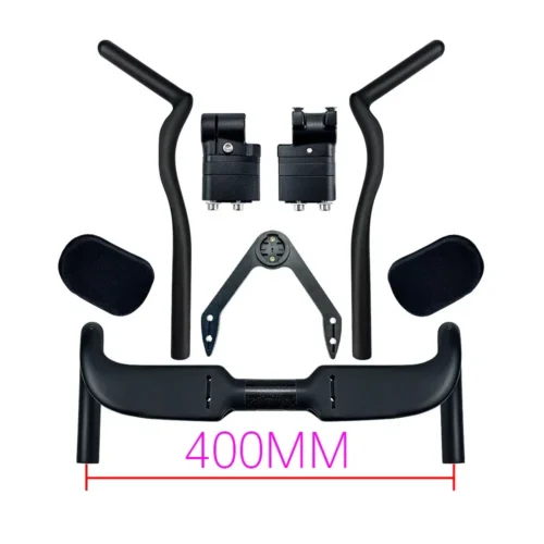 Sunremo Carbon Fiber Handlebar Road Bike Internal Wiring TT Rest Bar with Spacer