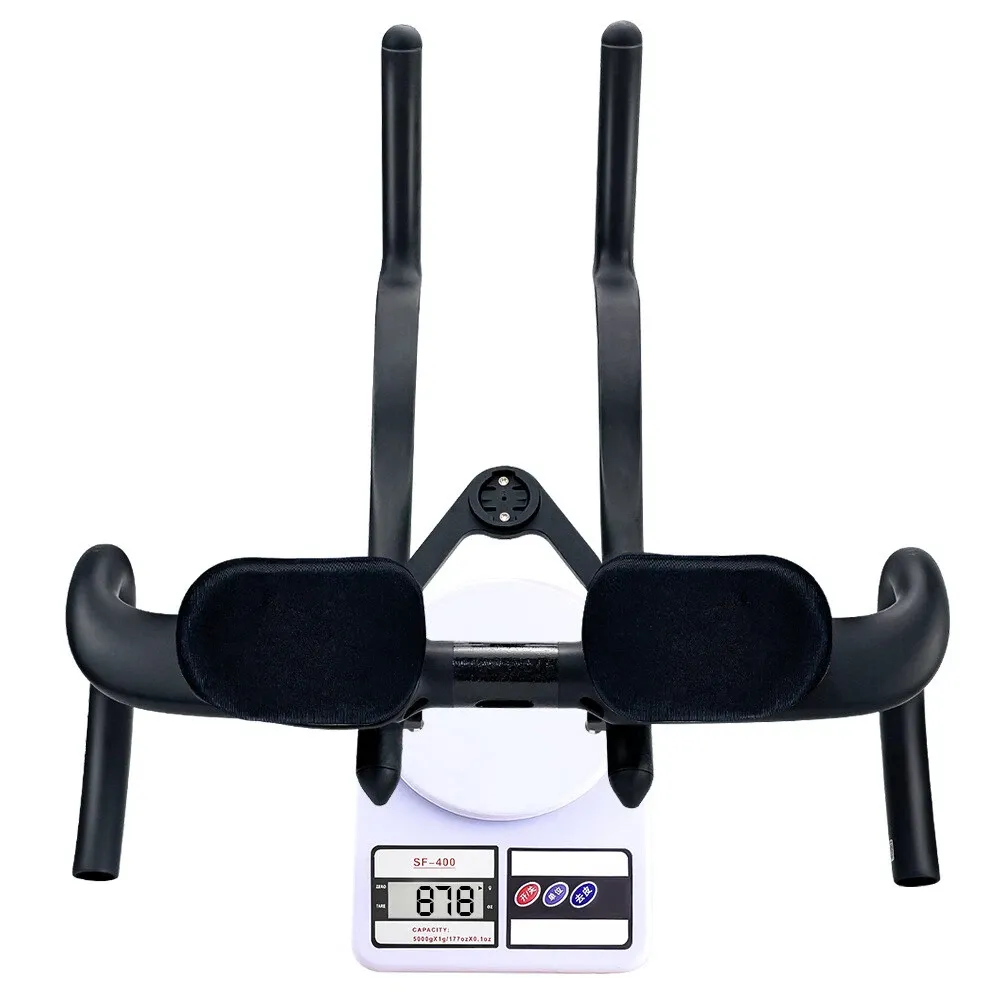 Sunremo Carbon Fiber Handlebar Road Bike Internal Wiring TT Rest Bar with Spacer