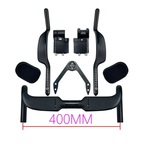 Sunremo Carbon Fiber Handlebar Road Bike Internal Wiring TT Rest Bar with Spacer