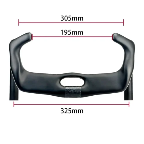 New Full Carbon Fiber Track Cycling Handle Sprint Bicycle Handlebar TT Bike UCI