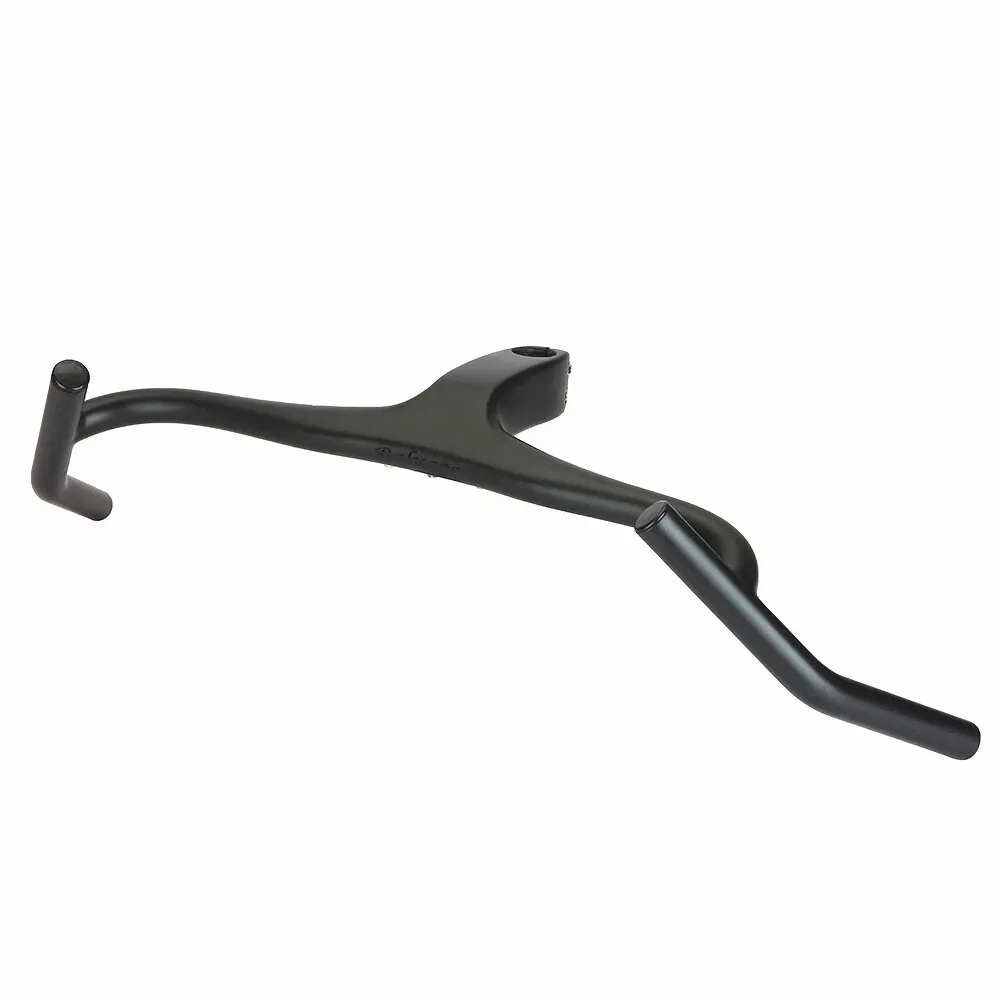 Wide Angle Carbon Fiber Gravel Bike Integrated Handlebar Road Bicycle Drop Bar