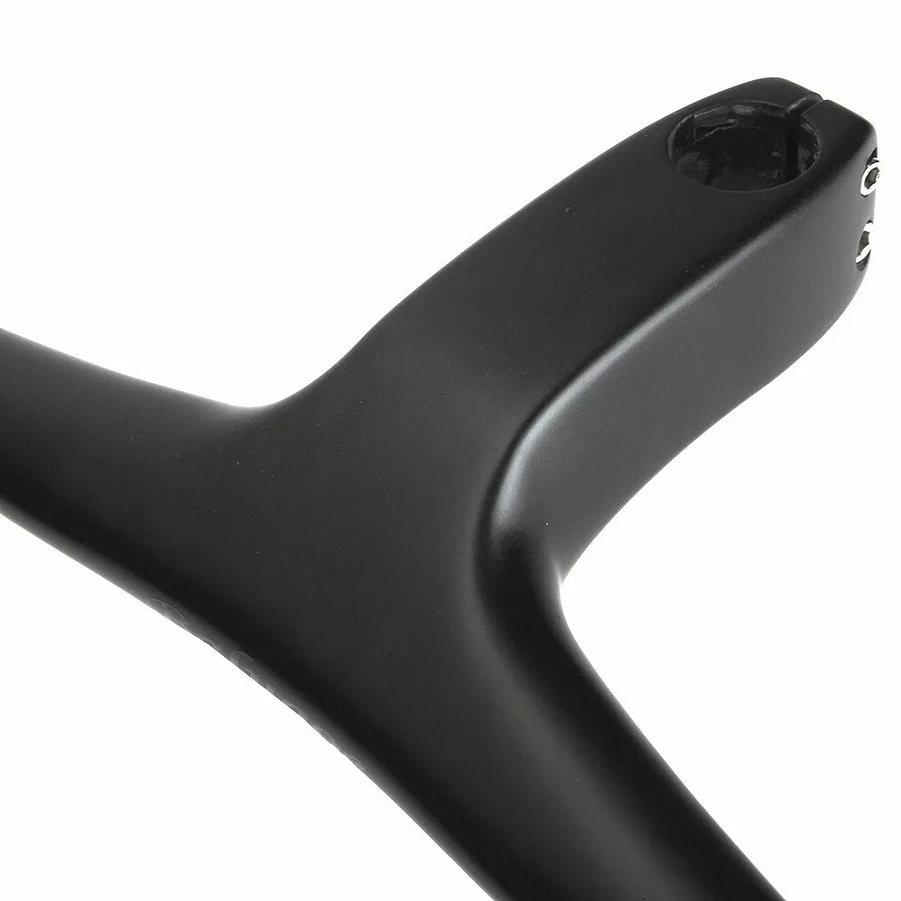 Wide Angle Carbon Fiber Gravel Bike Integrated Handlebar Road Bicycle Drop Bar