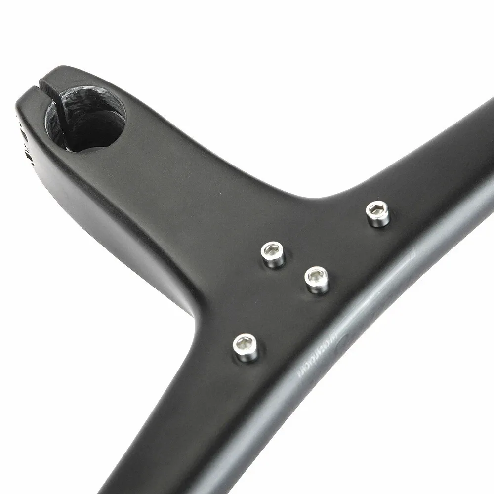 Wide Angle Carbon Fiber Gravel Bike Integrated Handlebar Road Bicycle Drop Bar