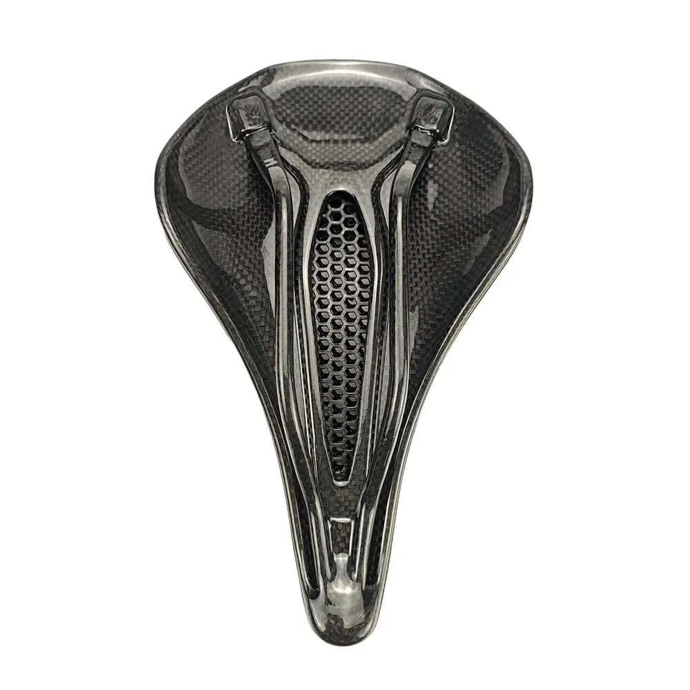TCF-186-14 3D Printed Carbon Saddle Comfortable Road MTB Bike Seat Cozy Honeycomb Cushion