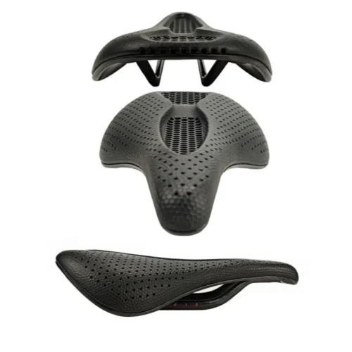 TCF-186-6 3D Printed Carbon Saddle Comfortable Road MTB Bike Seat Cozy Honeycomb Cushion