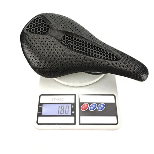TCF-186-8 3D Printed Carbon Saddle Comfortable Road MTB Bike Seat Cozy Honeycomb Cushion