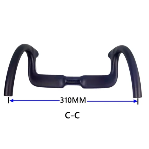 TCF-191-7 Sprint Track Handlebar 260g Carbon Bike Handle bar Drop 120MM Reach 104MM