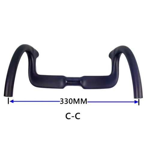 TCF-191-8 Sprint Track Handlebar 260g Carbon Bike Handle bar Drop 120MM Reach 104MM
