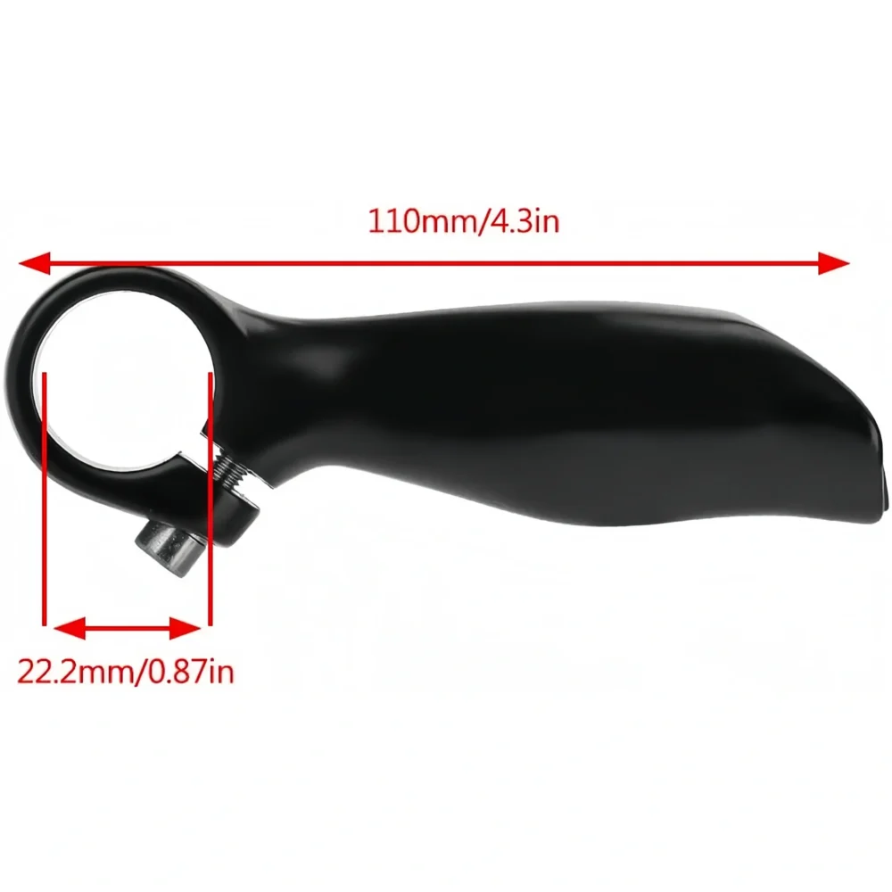 TCF201-4 Bull Bars MTB, Ergo Handlebars Alloy Ends, Bar for MTBs Road City Folding Bikes