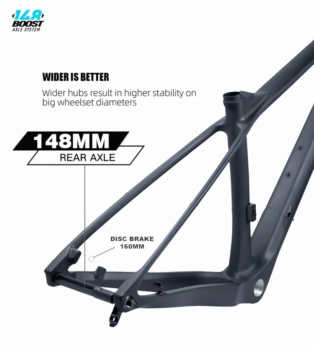Carbon MTB Bicycle Frame 27.5/29er 148*12mm Boost Frame Mountain Bike Frameset