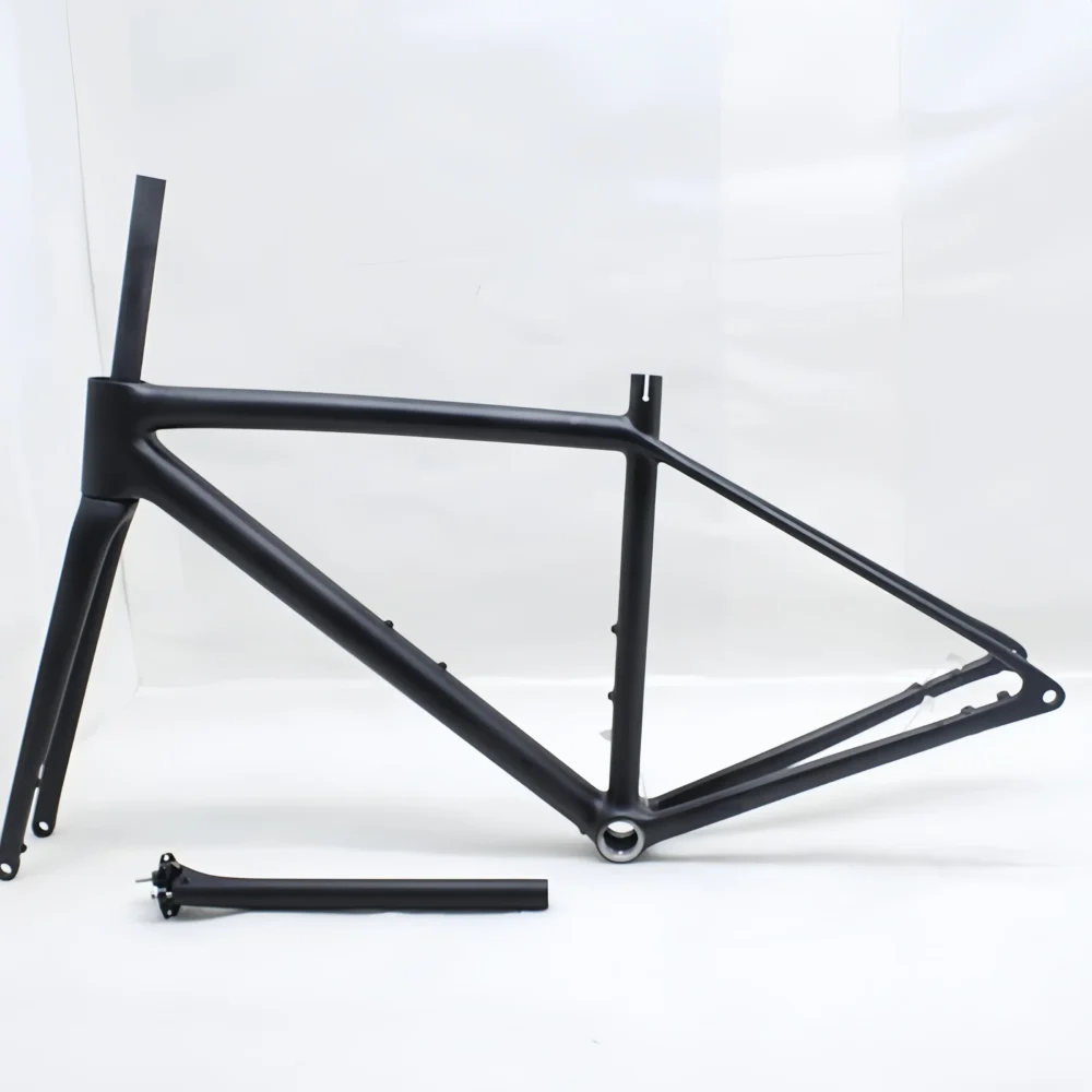 TCF218-2 Thru-axle Disc Brake 680g Supperlight Carbon Fiber Road Frame
