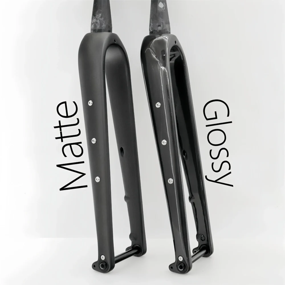 700C Full Carbon Gravel Bicycle Rigid Fork Disc Brake Thru Axle Road Bike Fork