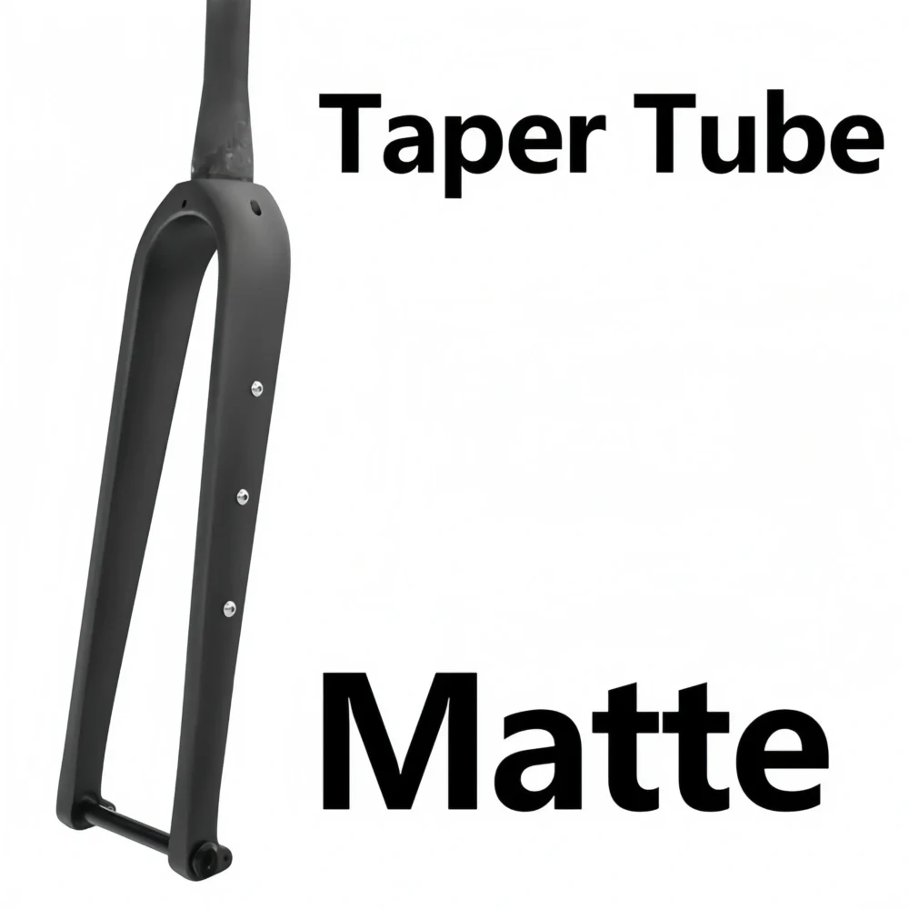 700C Full Carbon Gravel Bicycle Rigid Fork Disc Brake Thru Axle Road Bike Fork