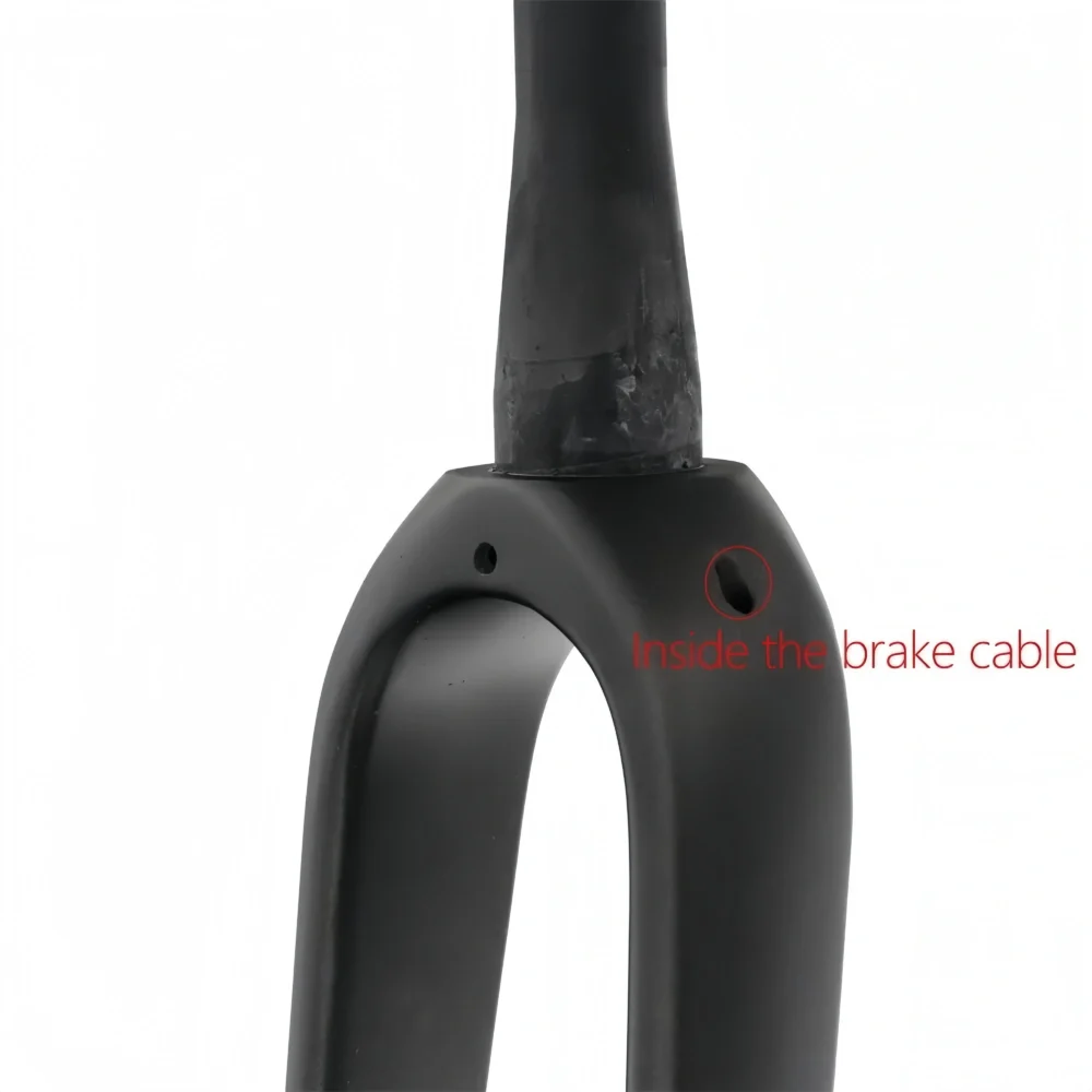 700C Full Carbon Gravel Bicycle Rigid Fork Disc Brake Thru Axle Road Bike Fork