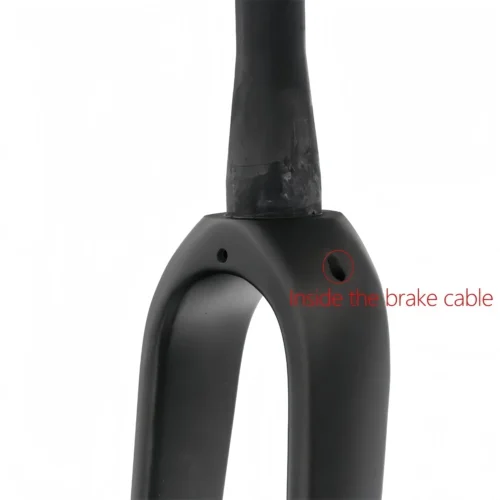 700C Full Carbon Gravel Bicycle Rigid Fork Disc Brake Thru Axle Road Bike Fork