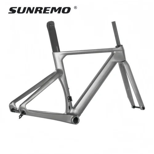 R065 | Aero Road Bike Carbon Frame 700x32C Full Integrated Cable Disc Brake T1000 Carbon Road Bicycle Frameset