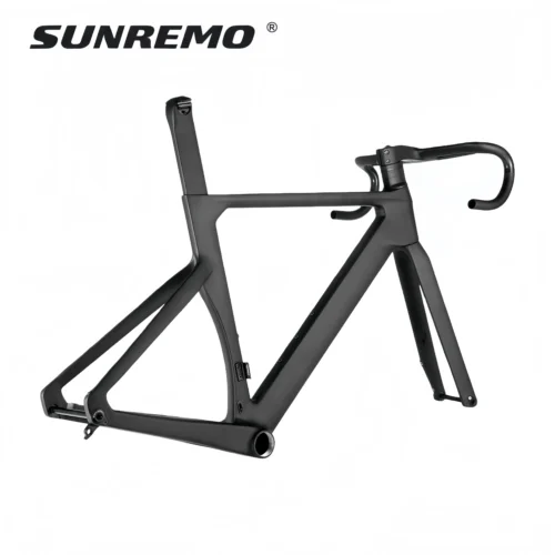 R065 | Aero Carbon Road Bike Frame Disc Brake Full Hidden Cable 700x32C Race Bicycle Carbon Frameset