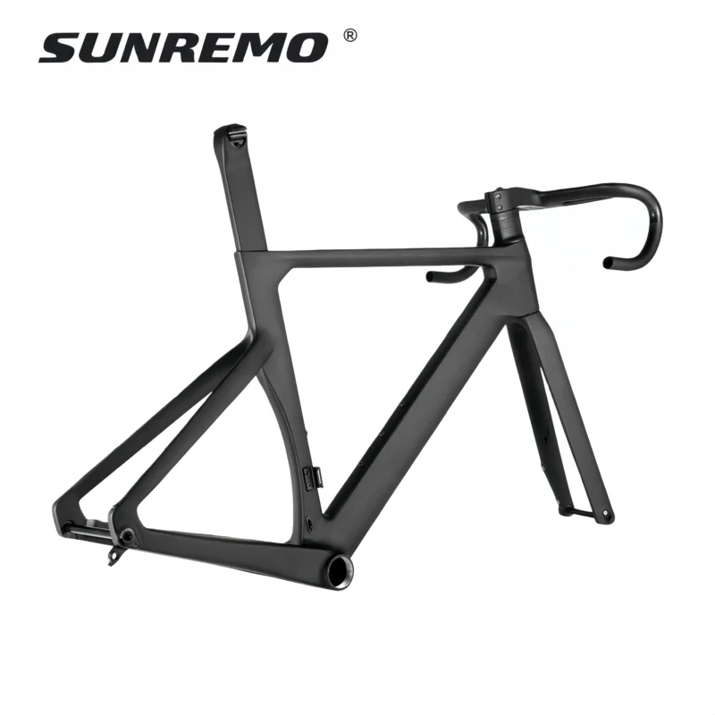 R065 | Aero Carbon Road Bike Frame Disc Brake Full Hidden Cable 700x32C Race Bicycle Carbon Frameset