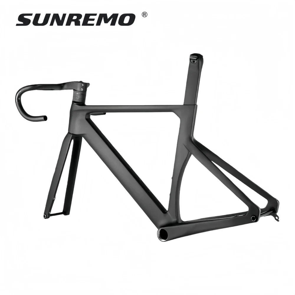 R065 | Aero Carbon Road Bike Frame Disc Brake Full Hidden Cable 700x32C Race Bicycle Carbon Frameset