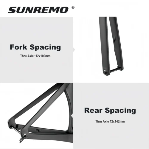 R065 | Aero Carbon Road Bike Frame Disc Brake Full Hidden Cable 700x32C Race Bicycle Carbon Frameset