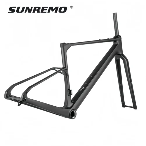 G026 Full Internal Cable Carbon Gravel Bike Frame 2026 New Down Tube Storage Box UDH Hanger Gravel Bicycle Frameset