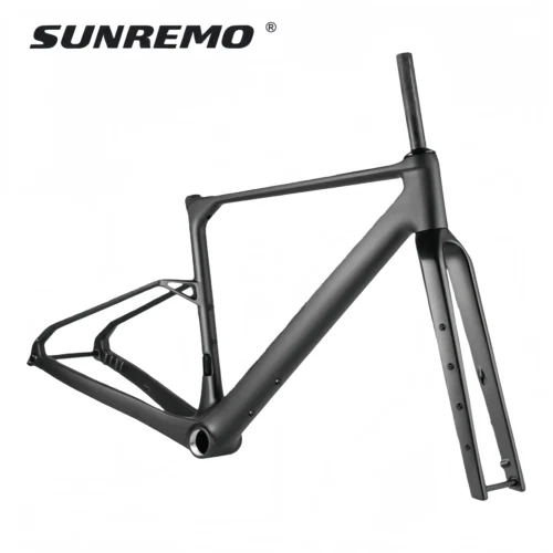 G026 Full Internal Cable Carbon Gravel Bike Frame 2026 New Down Tube Storage Box UDH Hanger Gravel Bicycle Frameset