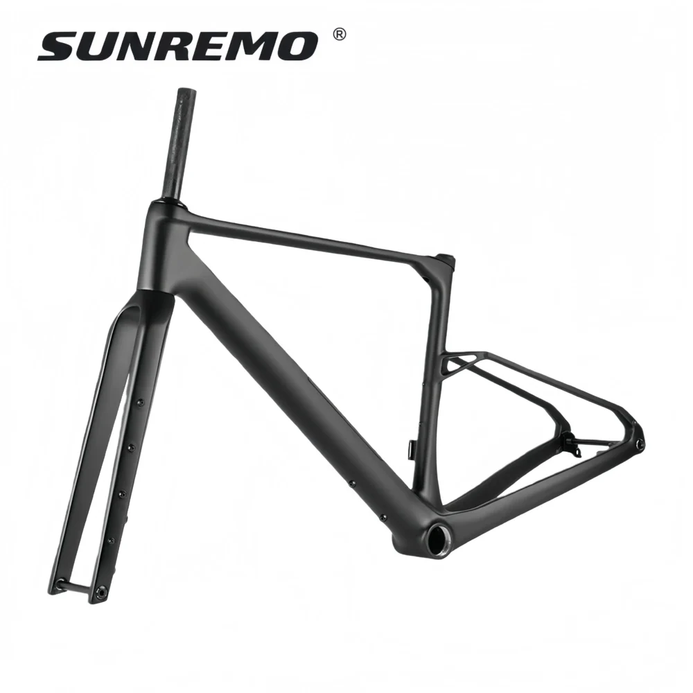 G026 Full Internal Cable Carbon Gravel Bike Frame 2026 New Down Tube Storage Box UDH Hanger Gravel Bicycle Frameset