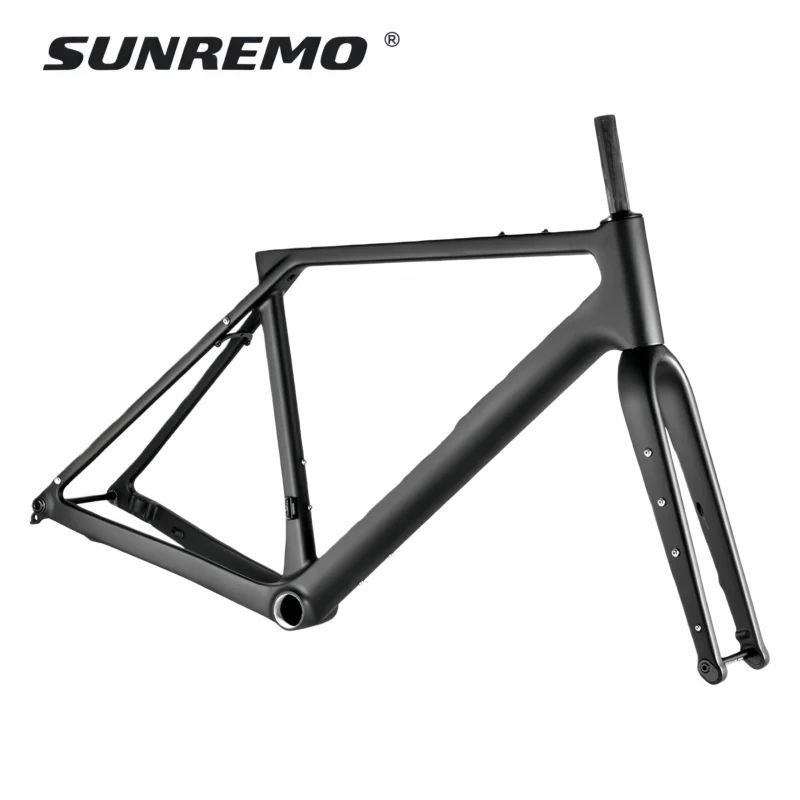 G068 Race Gravel Bike Frame 700x47C UDH Hanger T47 BB Aero Gravel Bicycle Carbon Frameset