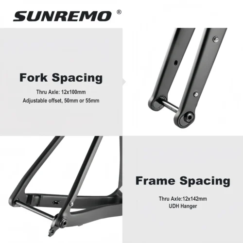 G068 Race Gravel Bike Frame 700x47C UDH Hanger T47 BB Aero Gravel Bicycle Carbon Frameset