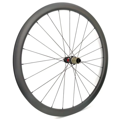 700C Road Bike Disc Brake Carbon Wheels 25 Width 35mm Depth Tubeless Center Lock