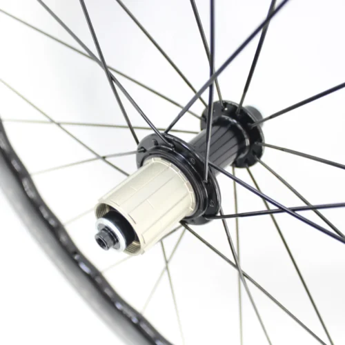 700C Road Bike Carbon Wheelset Clincher Tubeless 65mm Depth 25mm Width V Brake