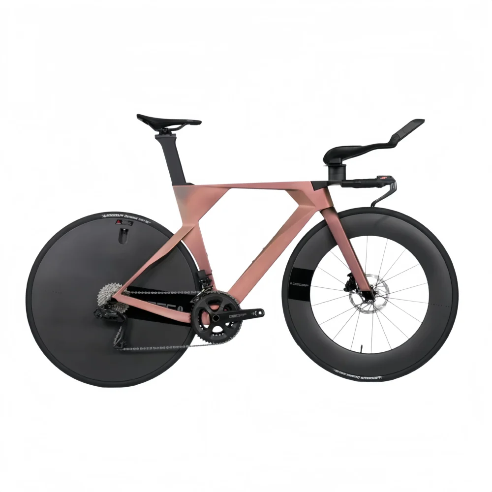 TT-VEGA Closed Carbon Wheel UCI Aerodynamic Integrated Carbon Frame 700C Disc Brake Time Trial Road Bicycle
